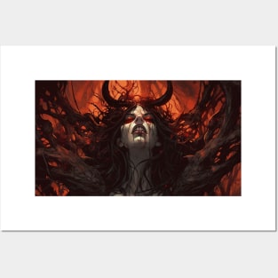 Diablo Lilith Demon Posters and Art